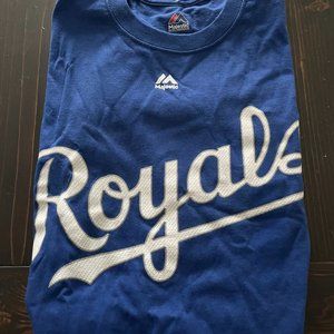 Men's Kansas City Royals Blue Majestic Tee Shirt